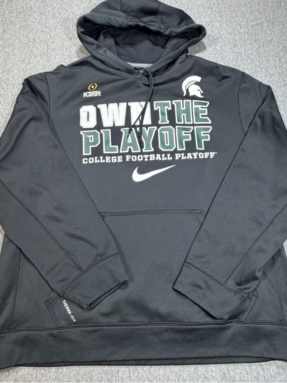 Nike Michigan State Spartans "Own The Playoff" Pullover Hoodie NCAA Men’s XL